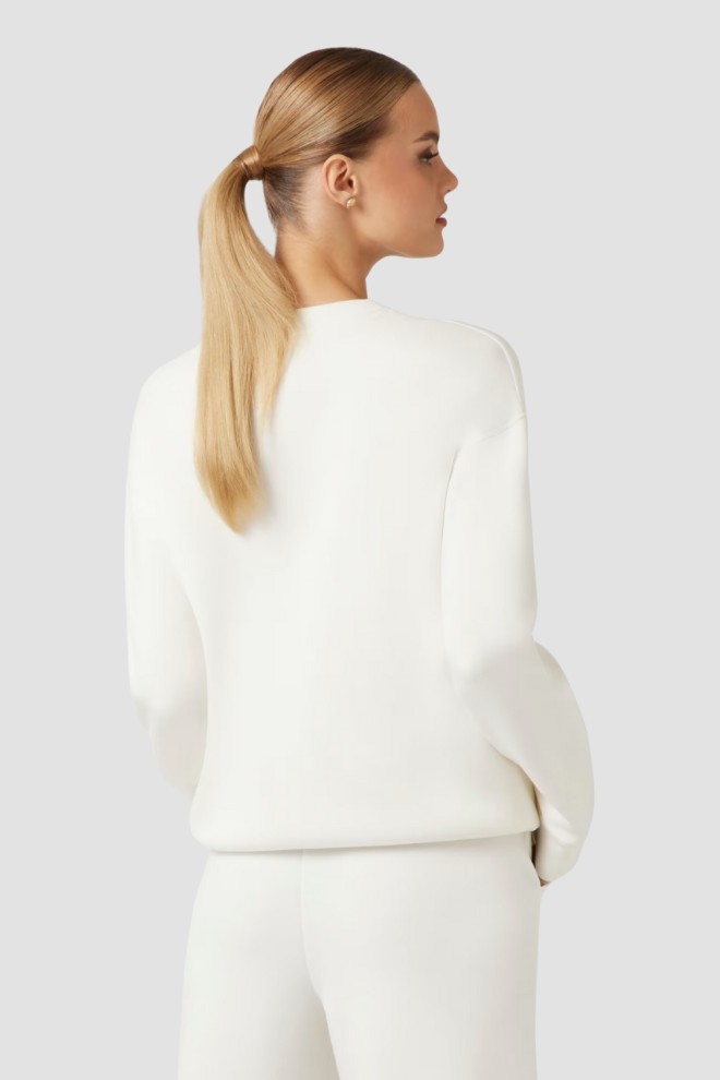 GUESS Women's ecru colored sweatshirt Cecilia