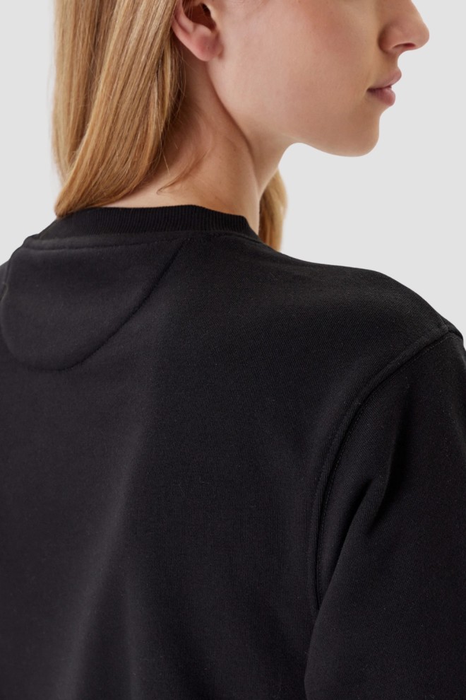 GUESS Black Women's Studded Love Sweatshirt