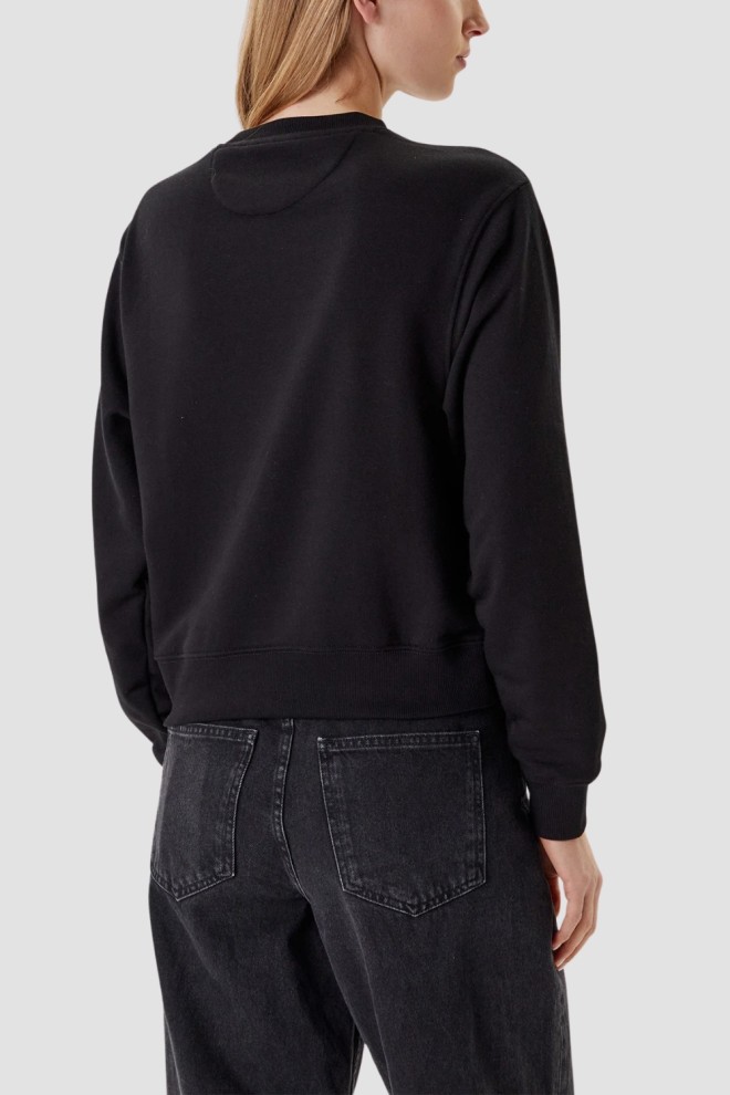 GUESS Black Women's Studded Love Sweatshirt