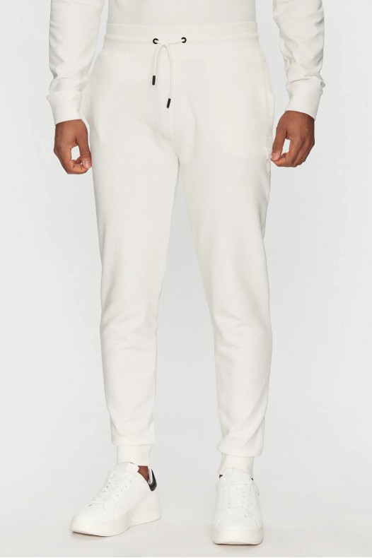 GUESS Pantaloni albi Aldwin...