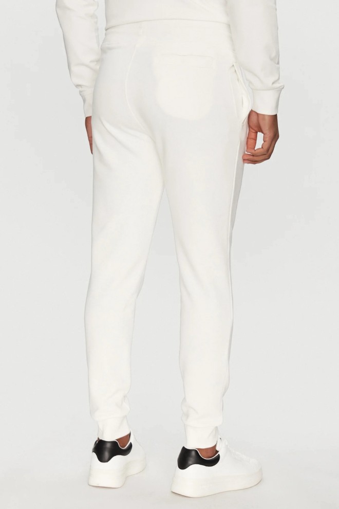 GUESS Pantaloni albi Aldwin pentru bărbați