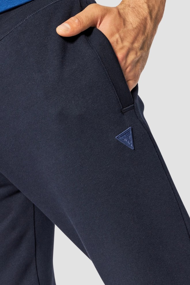 GUESS Pantaloni Aldwin albastru marin pentru bărbați