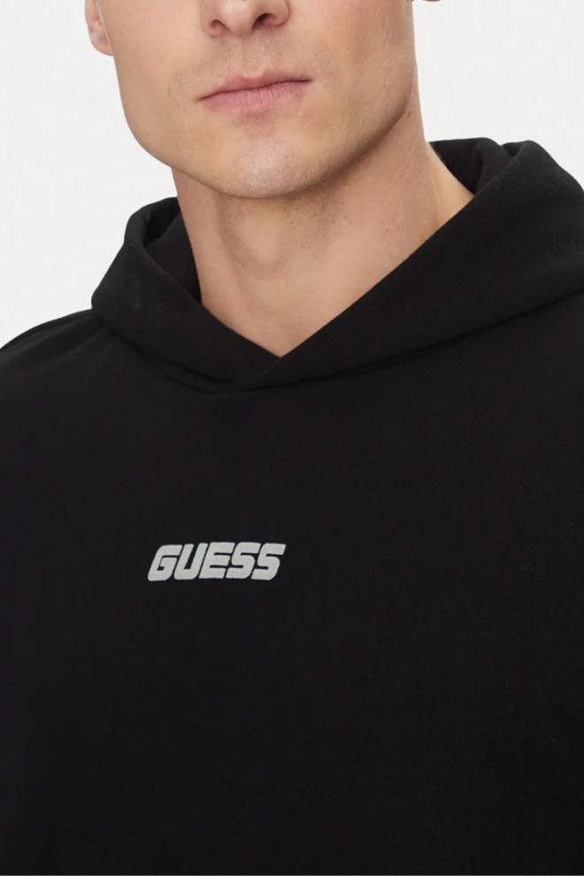 Чорний чоловічий світшот GUESS Dalim over