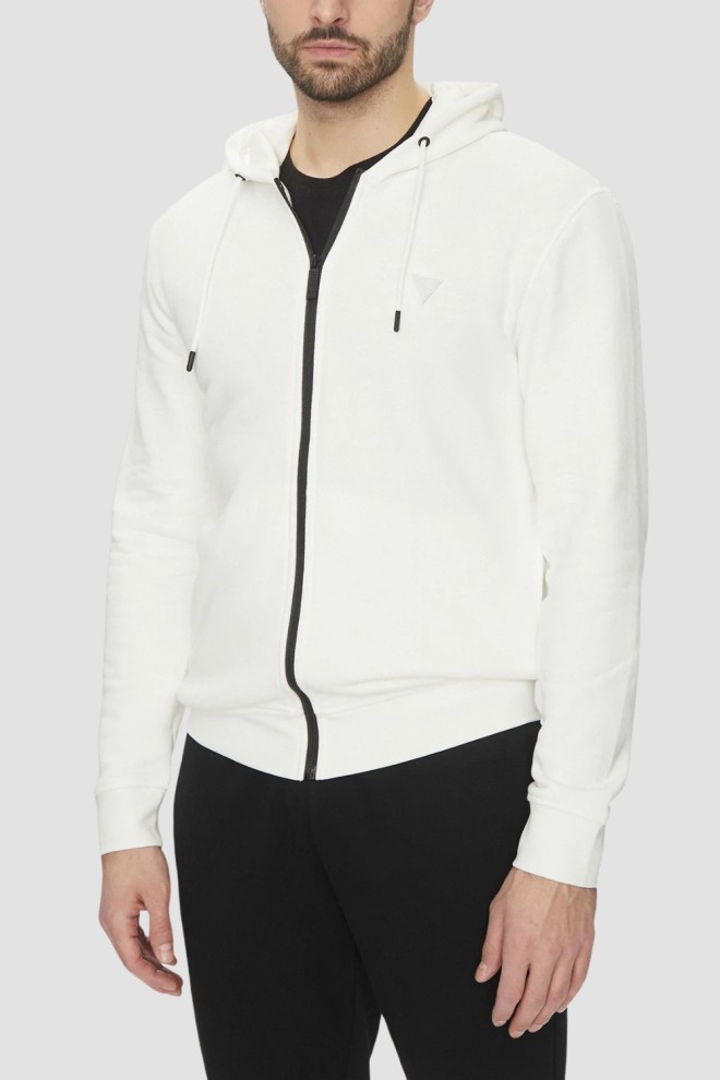 GUESS Biała męska bluza Aldwin