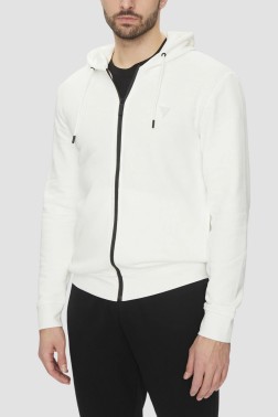 GUESS Biała męska bluza Aldwin