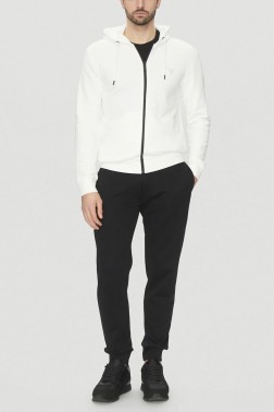 GUESS Biała męska bluza Aldwin