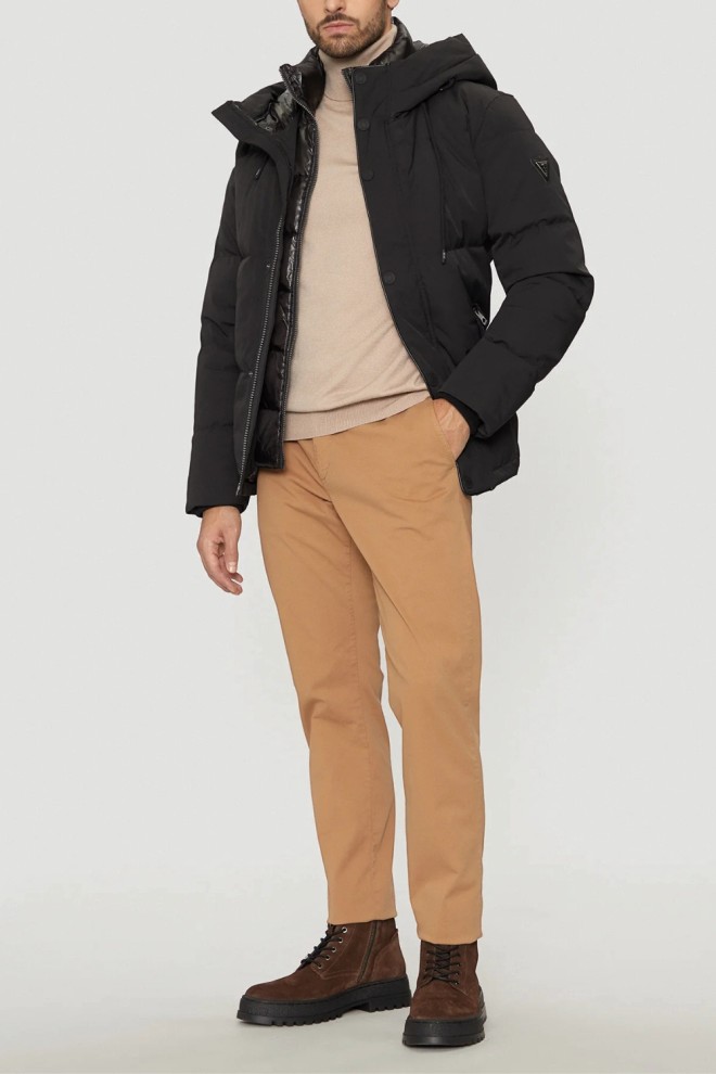 GUESS Black Men's High Collar Jacket