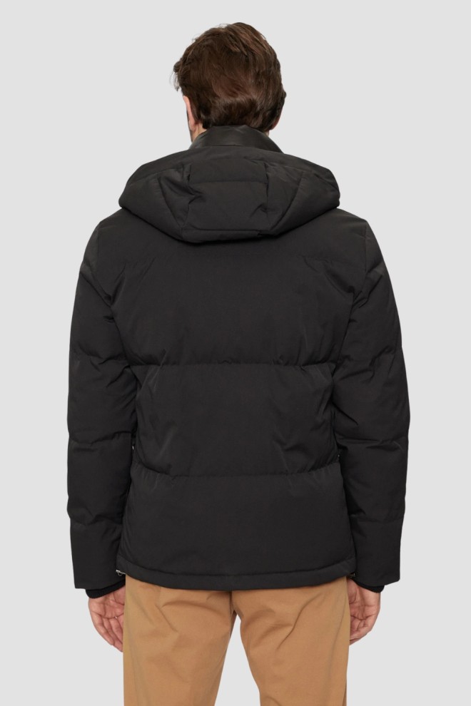 GUESS Czarna męska kurtka High Collar