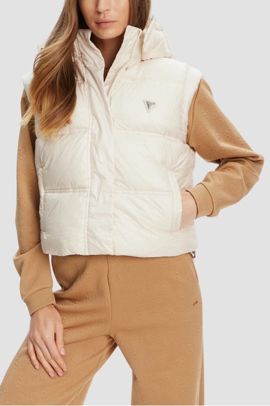 GUESS Beige Women's Padded...