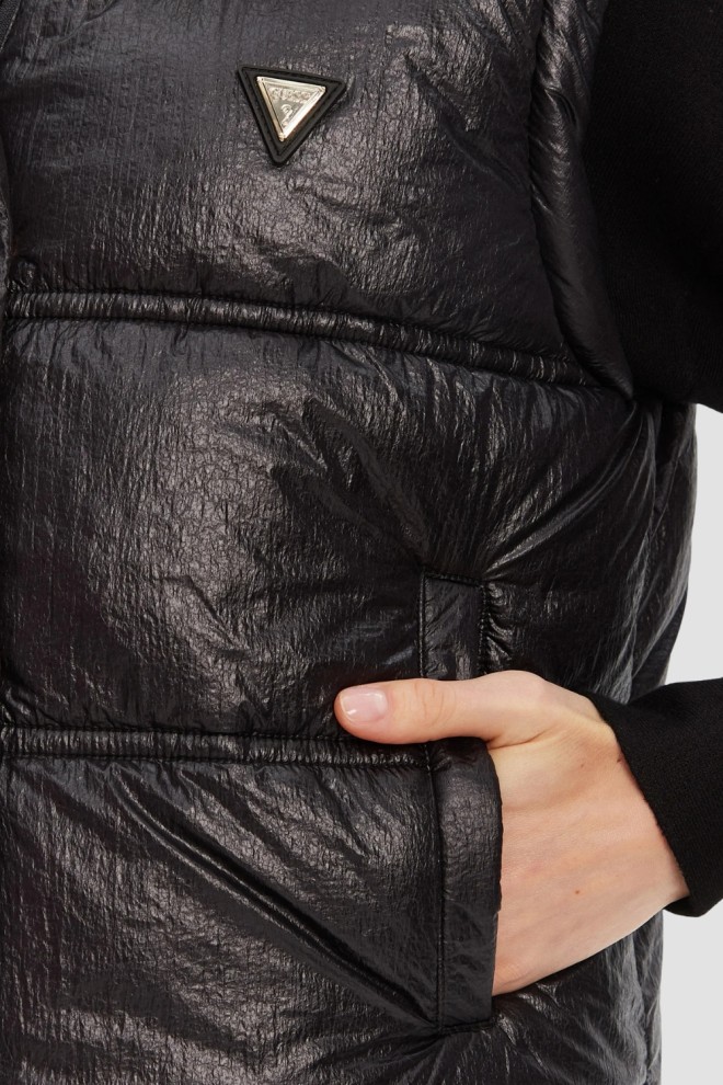 GUESS Czarna damska kamizelka Padded Vest