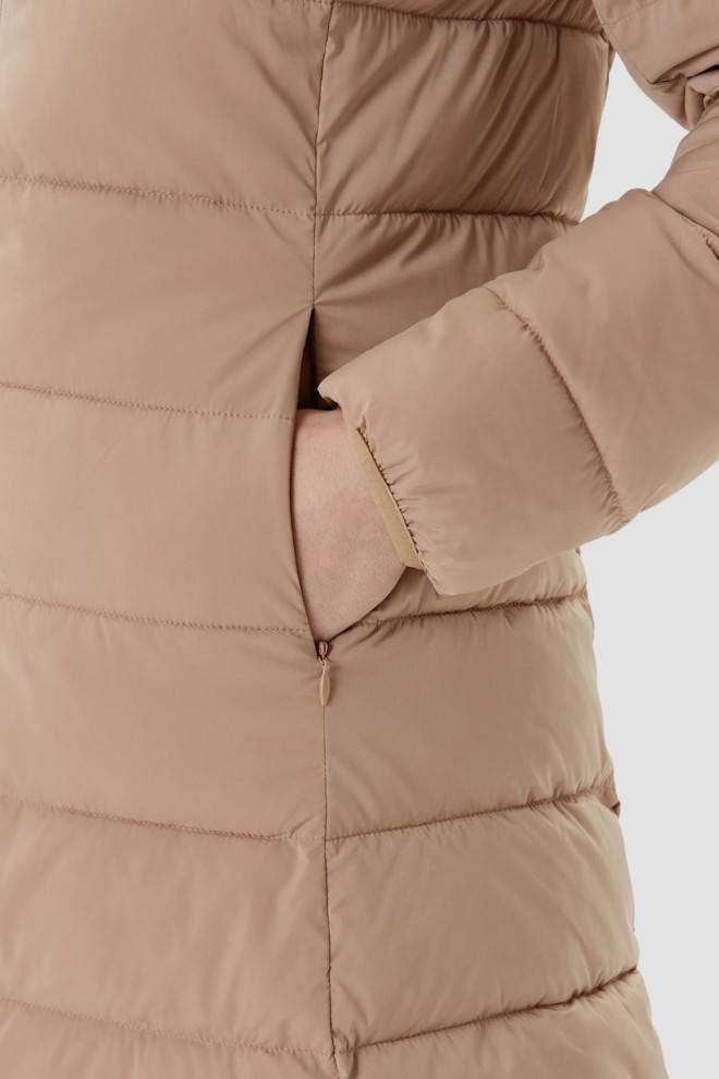 GUESS Brown long women's New Aleta jacket