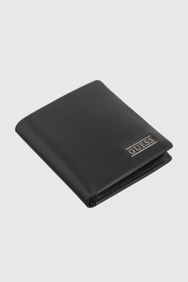 GUESS Czarny portfel męski Torino Bifold