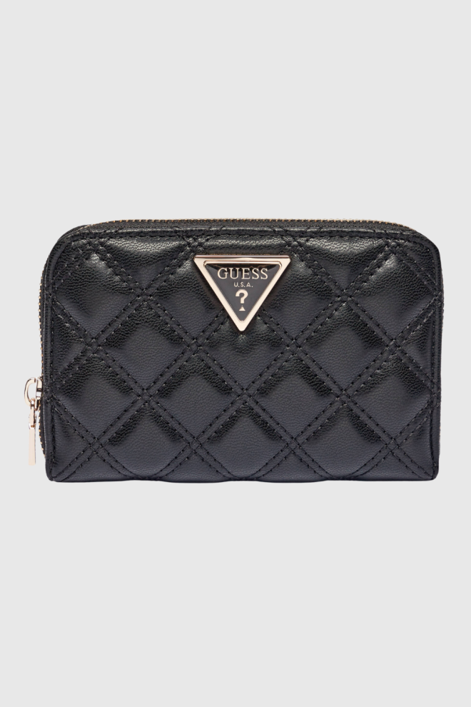 GUESS Portofel negru Giully pentru femei