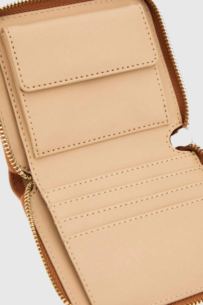 GUESS Portofel mic pentru femei Laurel maro