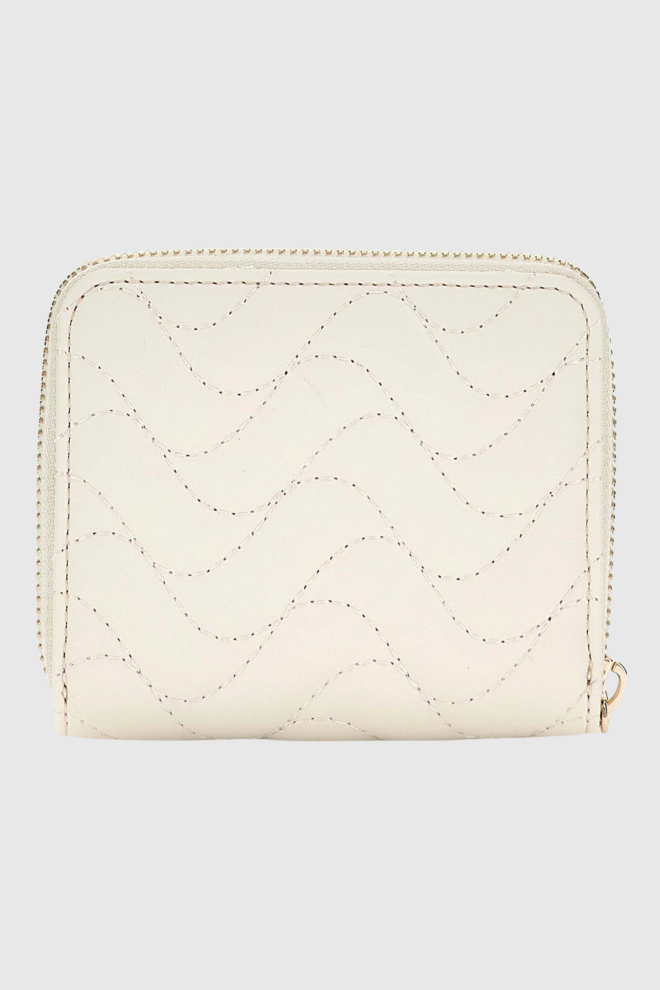 GUESS Portofel alb mic pentru femei Melisandra