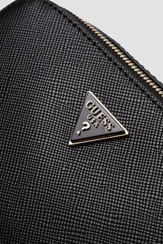 GUESS Czarna mała damska kopertówka Noelle