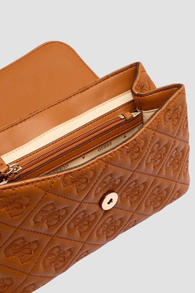 GUESS Коричнева жіноча сумка-клатч Adelasia Cnvrtble
