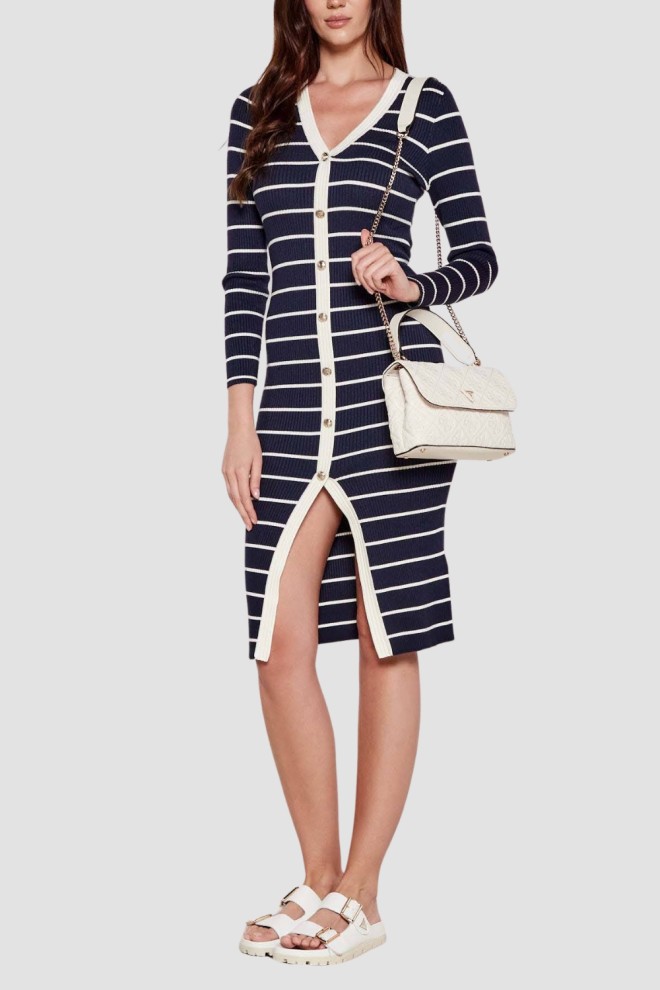 Жіночий білий клатч GUESS Adelasia Cnvrtble