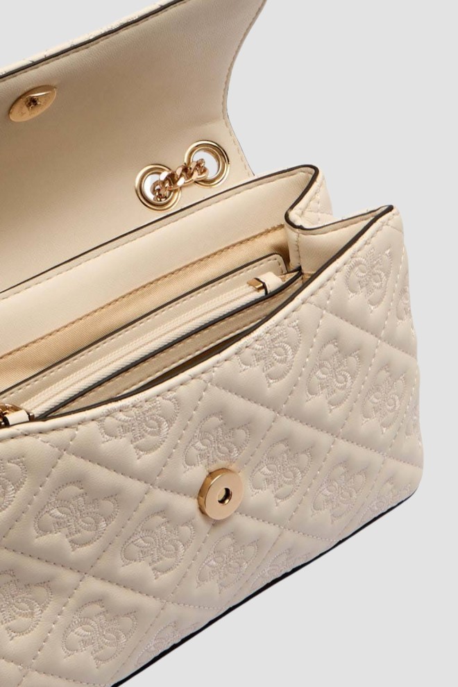 Жіночий білий клатч GUESS Adelasia Cnvrtble