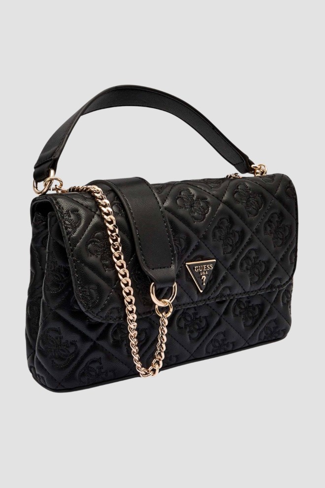 Жіночий чорний клатч GUESS Adelasia Cnvrtble