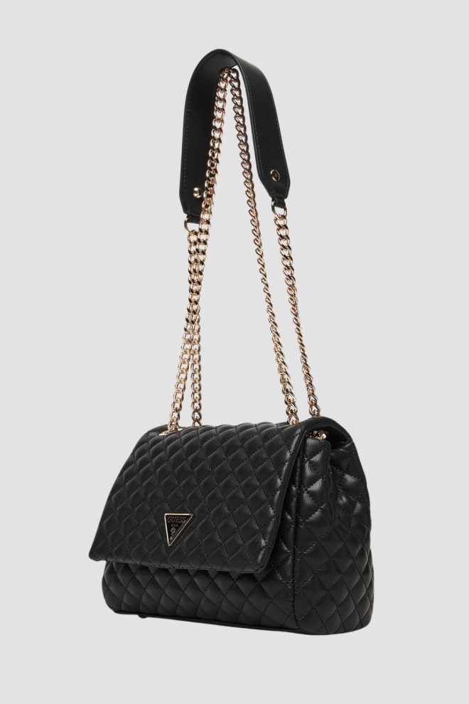 GUESS Black Women's Everlee Convertible Clutch Bag