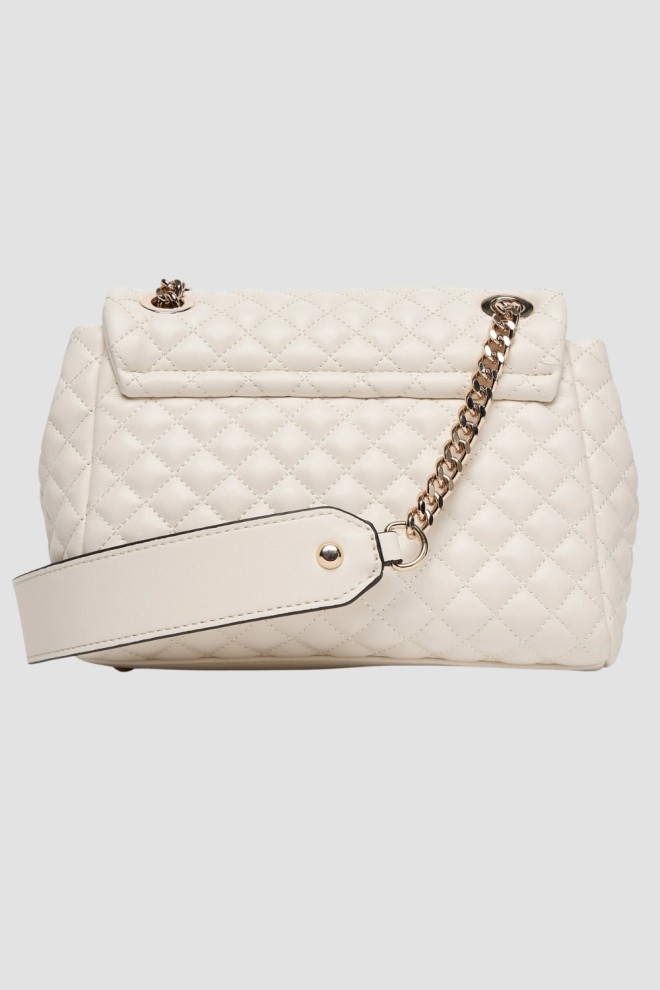 GUESS Women's white Everlee Convertible clutch bag