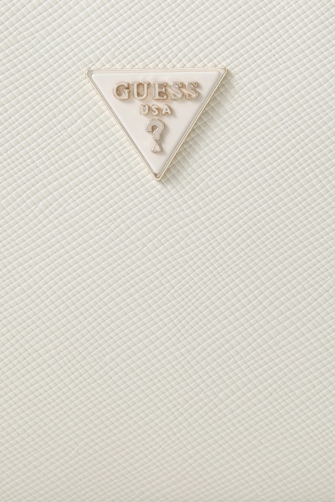 GUESS Women's white Noelle II clutch bag