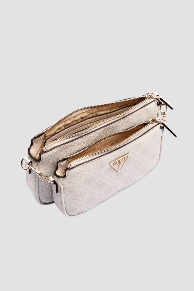 GUESS White women's 2-in-1 clutch bag Noelle II
