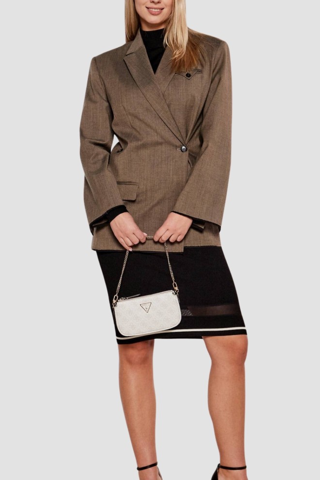 GUESS White women's 2-in-1 clutch bag Noelle II