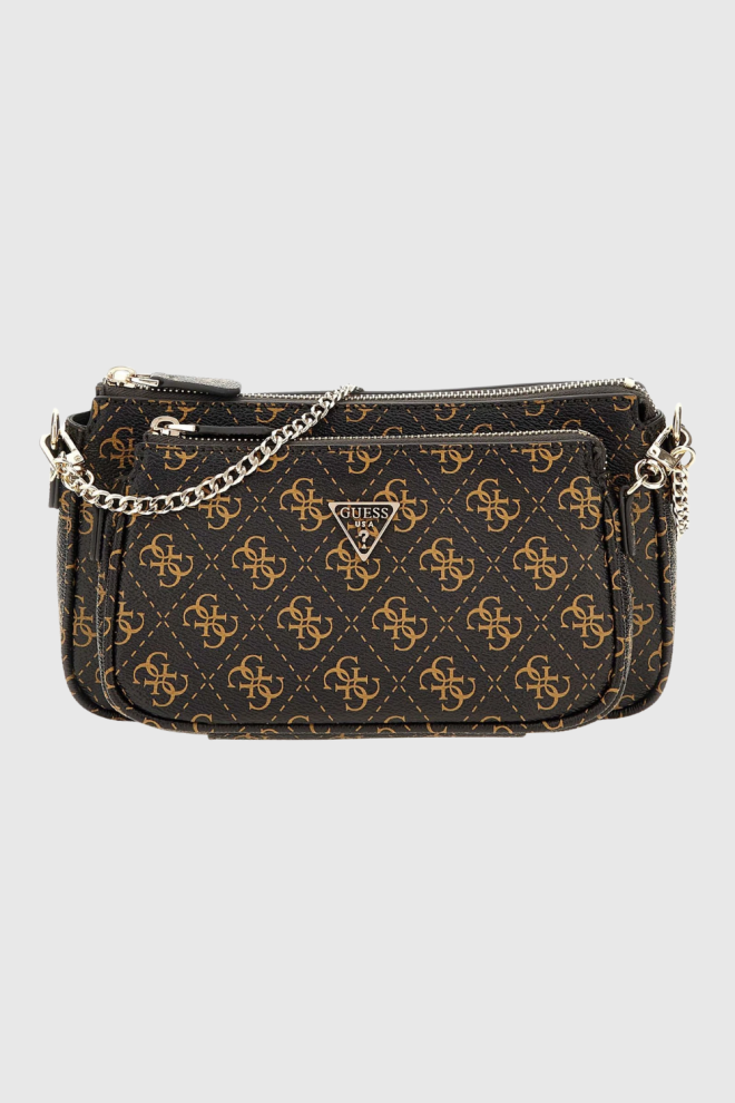 GUESS Brown women's clutch bag Noelle II