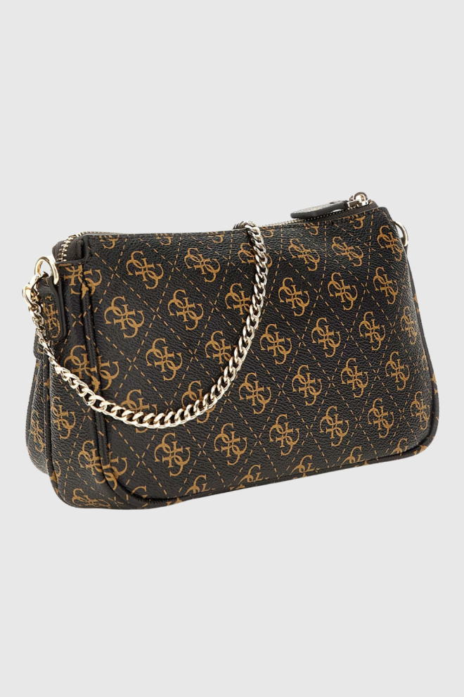 GUESS Brown women's clutch bag Noelle II