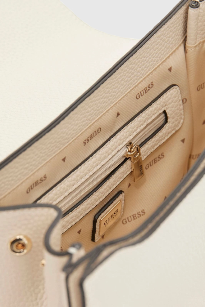 GUESS Beige women's Calista clutch bag