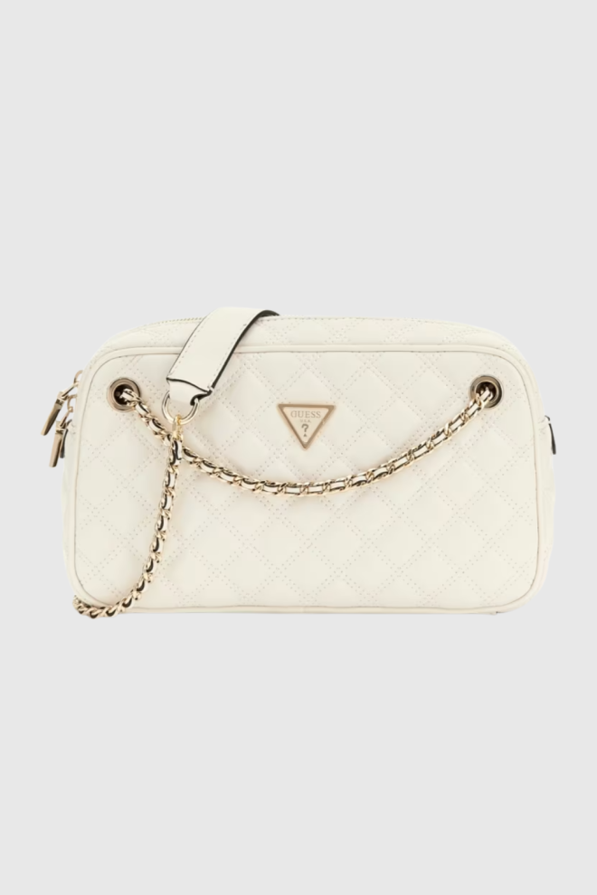 Жіночий білий клатч GUESS Giully