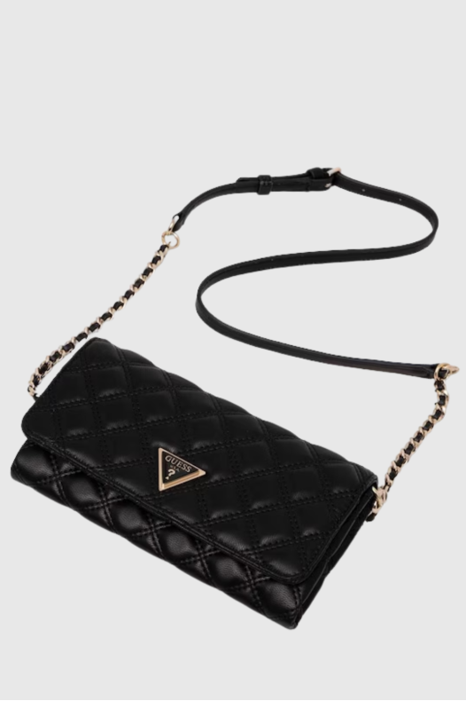 Жіночий чорний клатч GUESS...