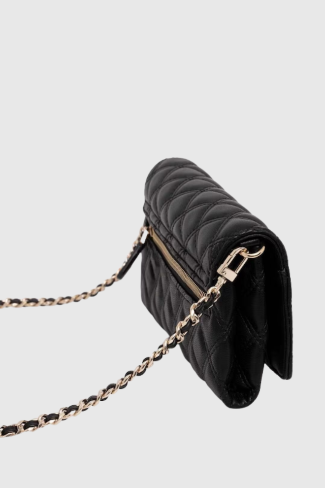 Жіночий чорний клатч GUESS Giully