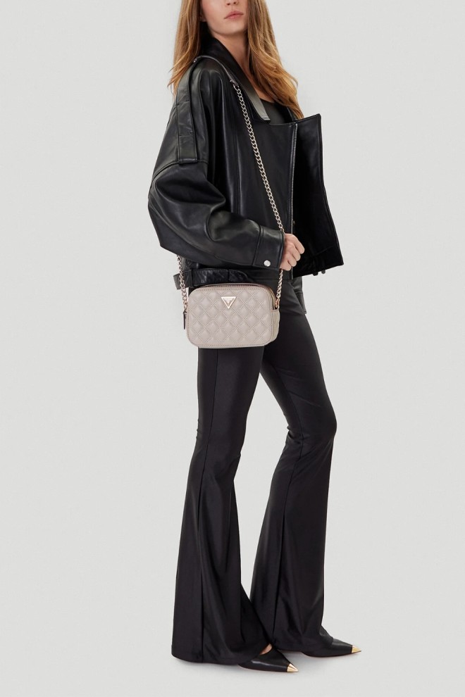 GUESS Women's taupe Giully clutch bag