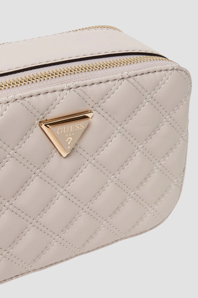 GUESS Women's taupe Giully clutch bag