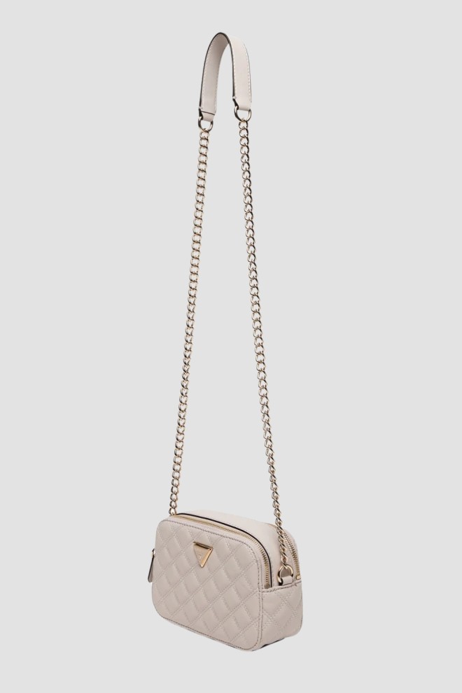 GUESS Women's taupe Giully clutch bag