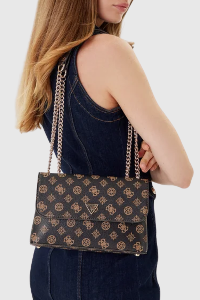 GUESS Brown women's clutch bag Calista