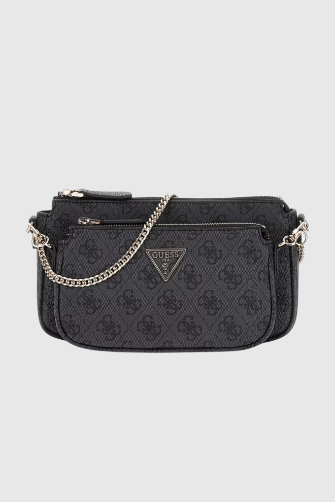 GUESS Women's black Noelle clutch bag