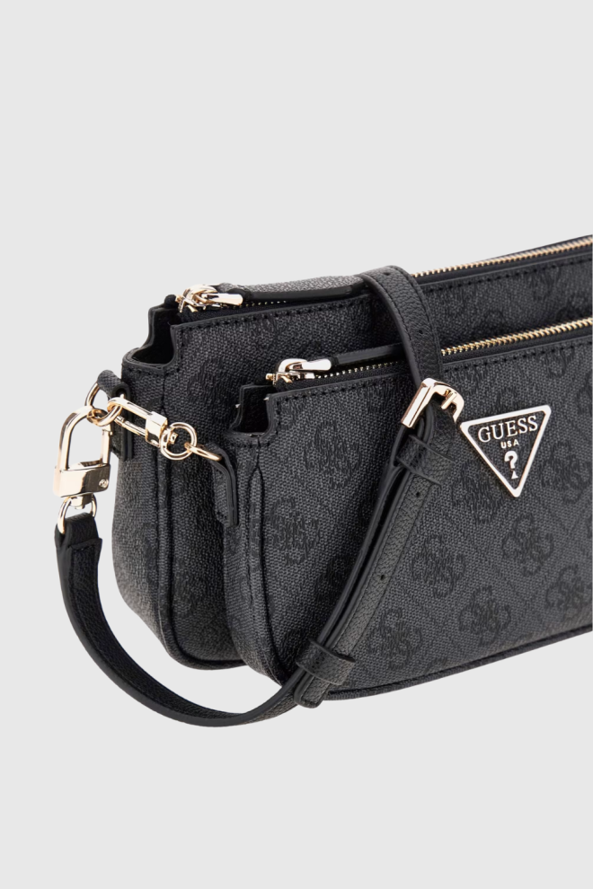 Жіночий чорний клатч GUESS Noelle
