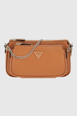GUESS Brązowa kopertówka...