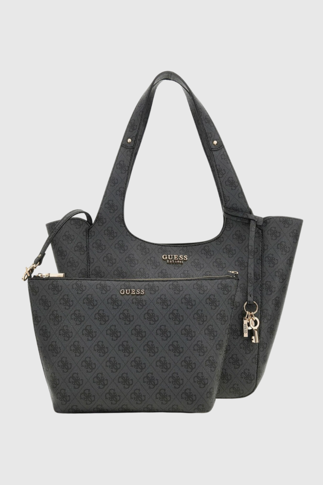 Жіноча чорна сумка GUESS Calista 2 в 1