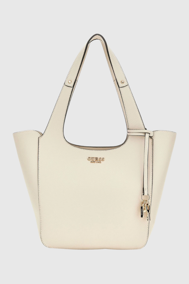 Geantă shopper GUESS Calista 2 In 1 bej pentru femei