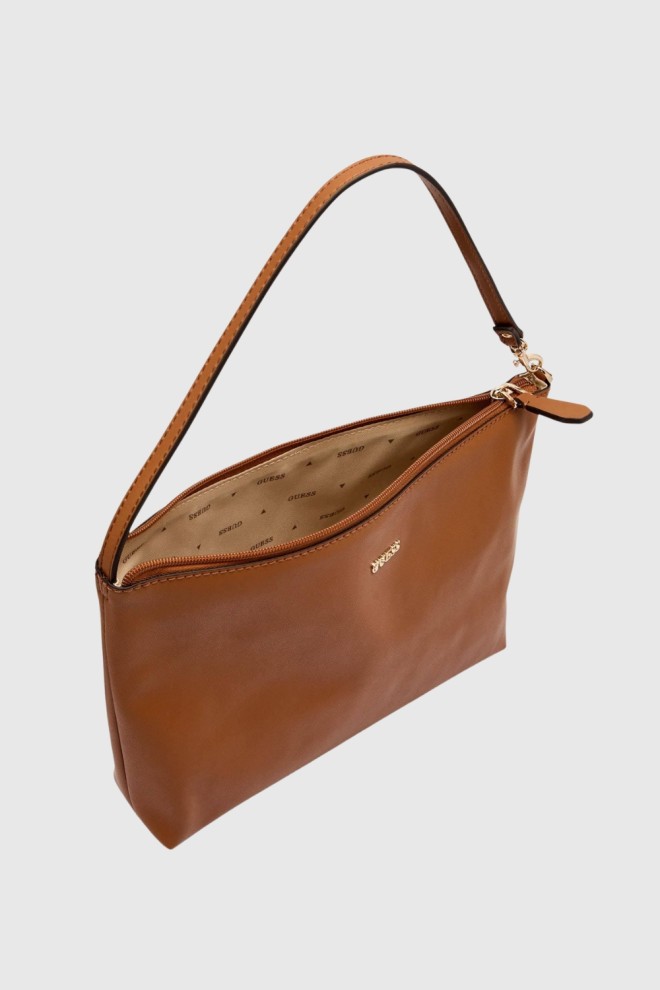 Geantă shopper GUESS Neda Large 2 In 1 bej pentru femei