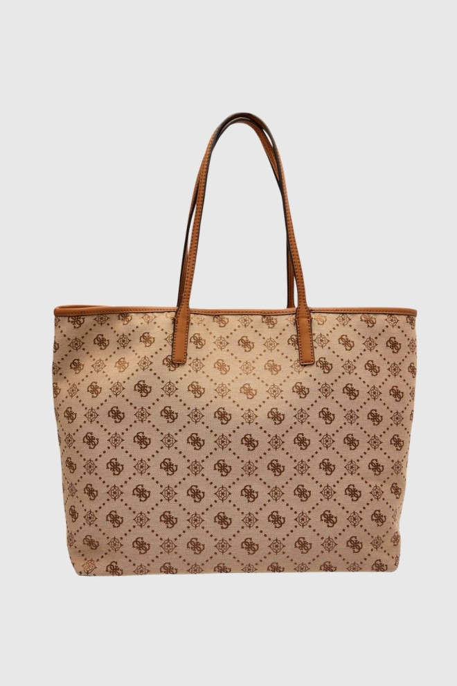 GUESS Beige Women's Neda Large 2 In 1 Shopper Bag