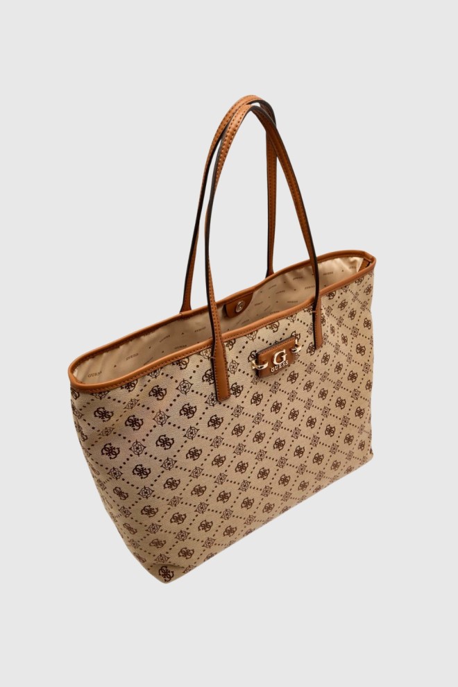 GUESS Beige Women's Neda Large 2 In 1 Shopper Bag