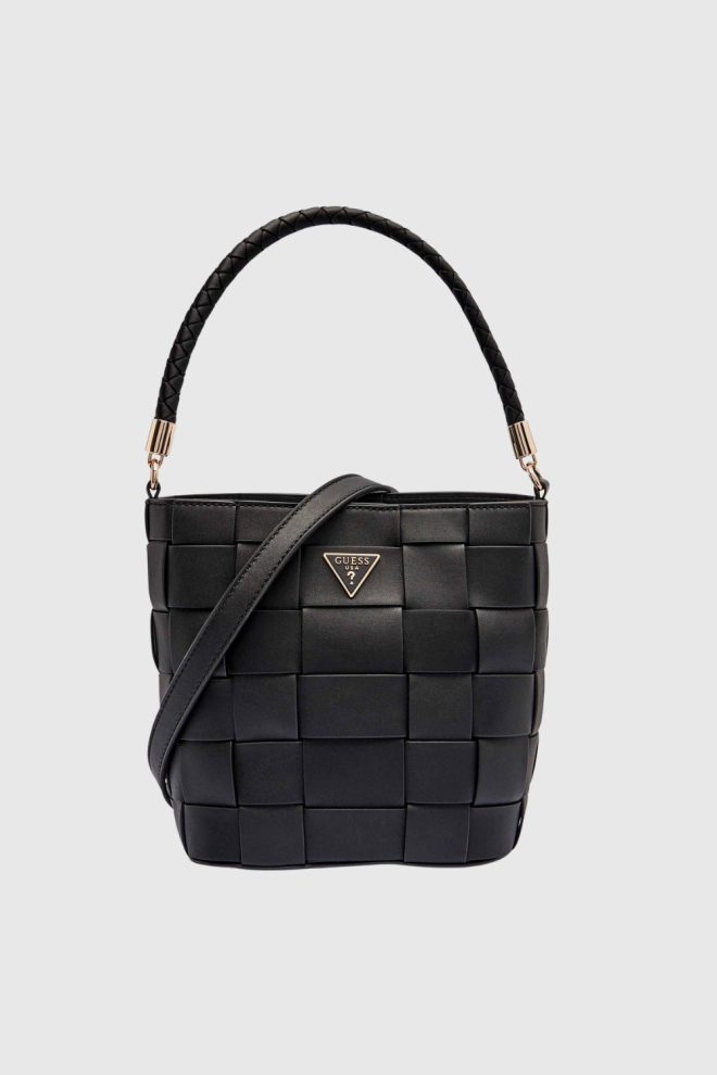 GUESS Black Women's Maylee Bucket Handbag