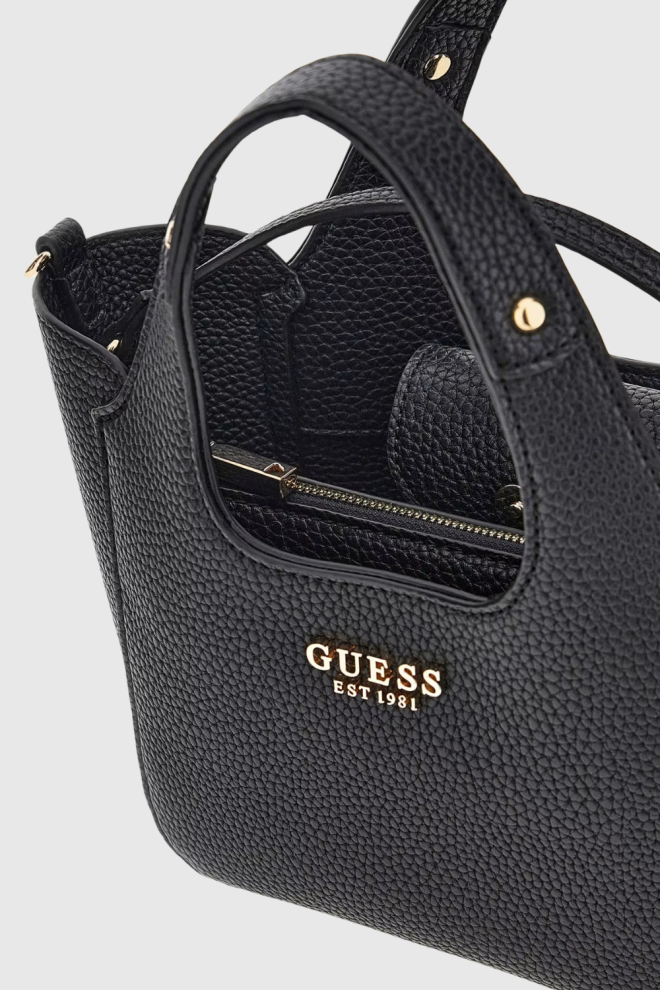 Жіноча міні-сумка GUESS Calista 2 в 1 чорного кольору