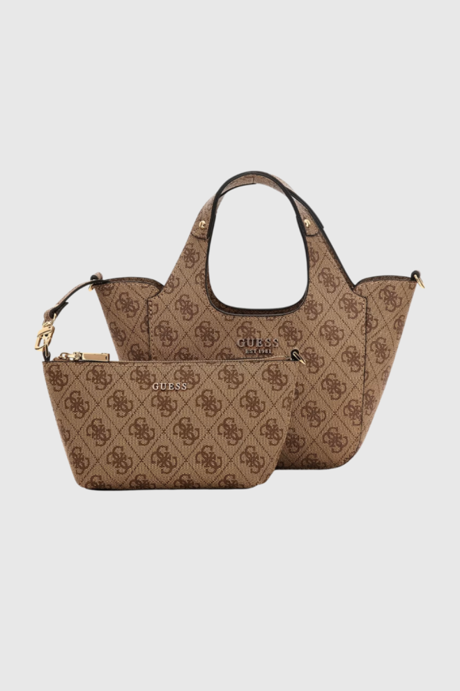 Жіноча міні-сумка GUESS Beige Calista 2 в 1